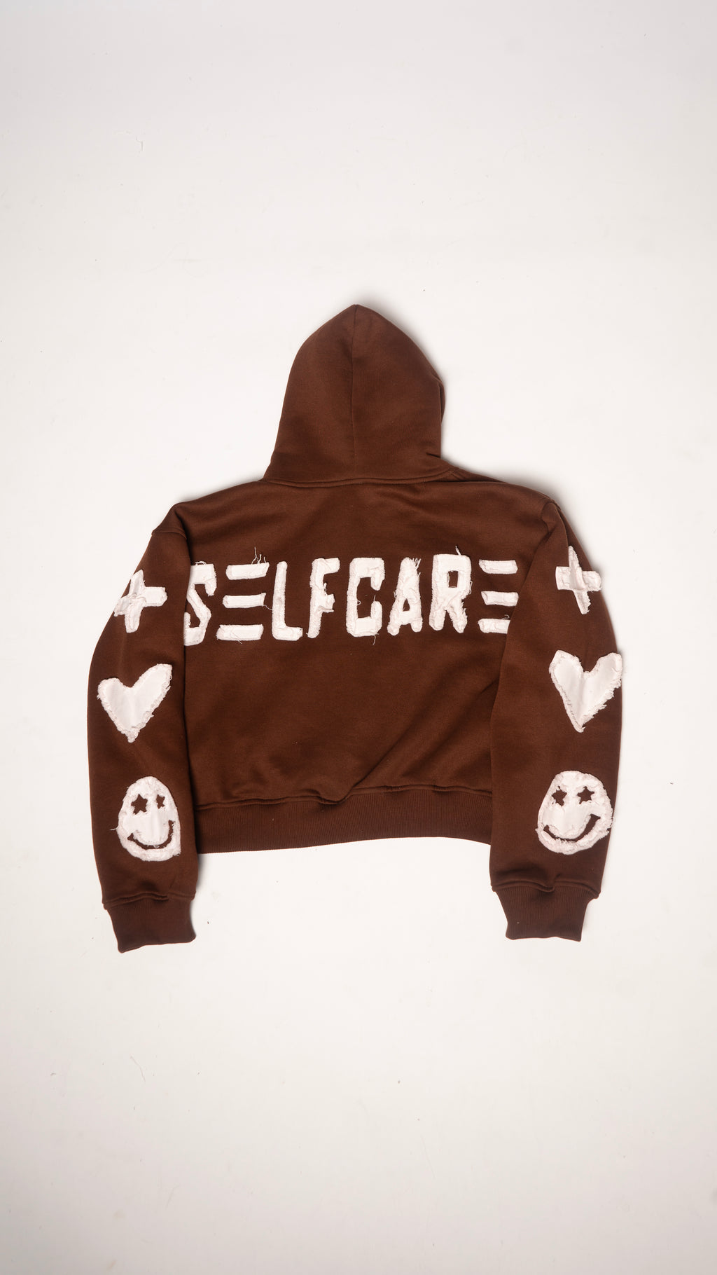 Self Care Brown Hoodie