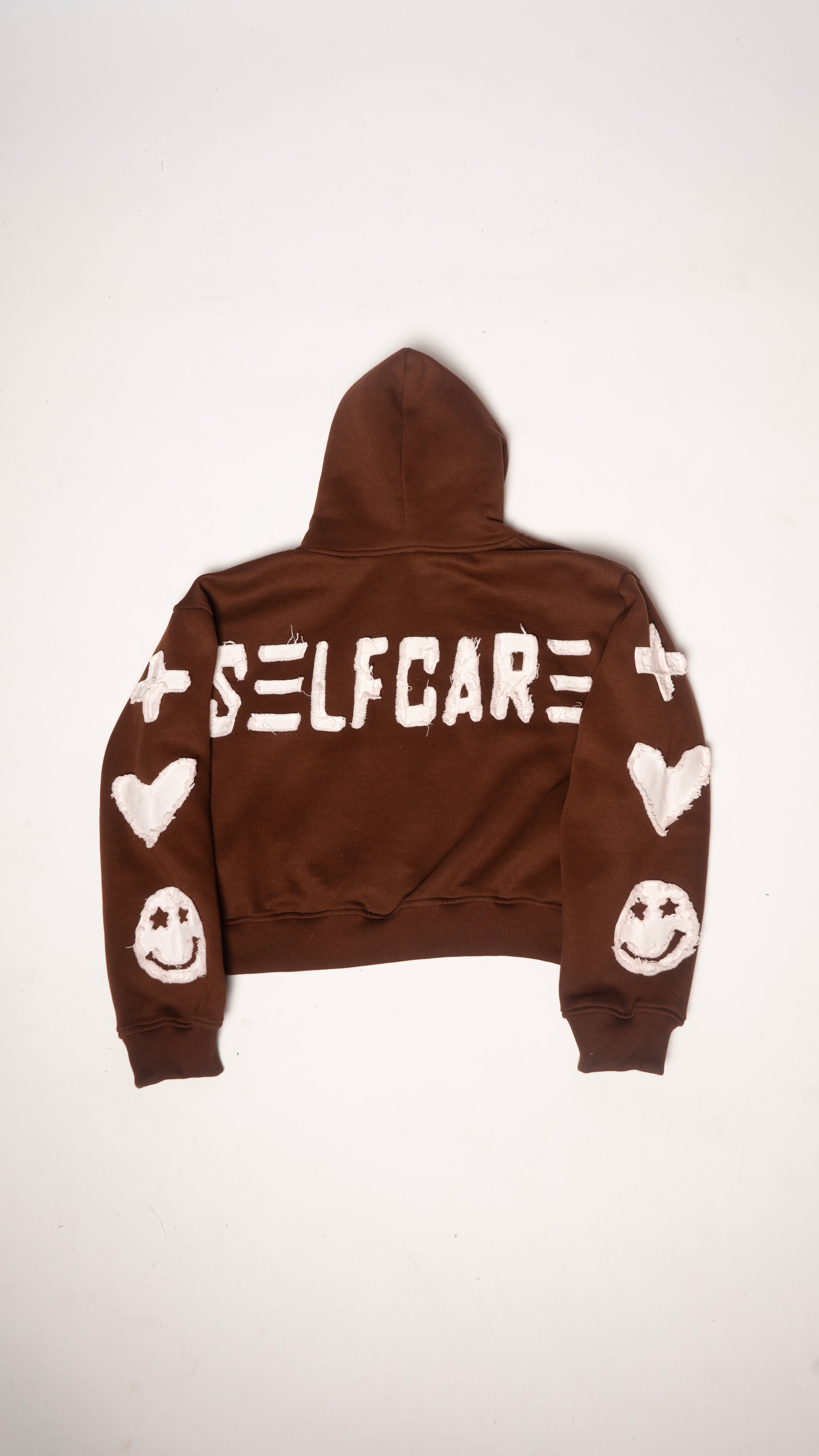 Self Care Brown Hoodie