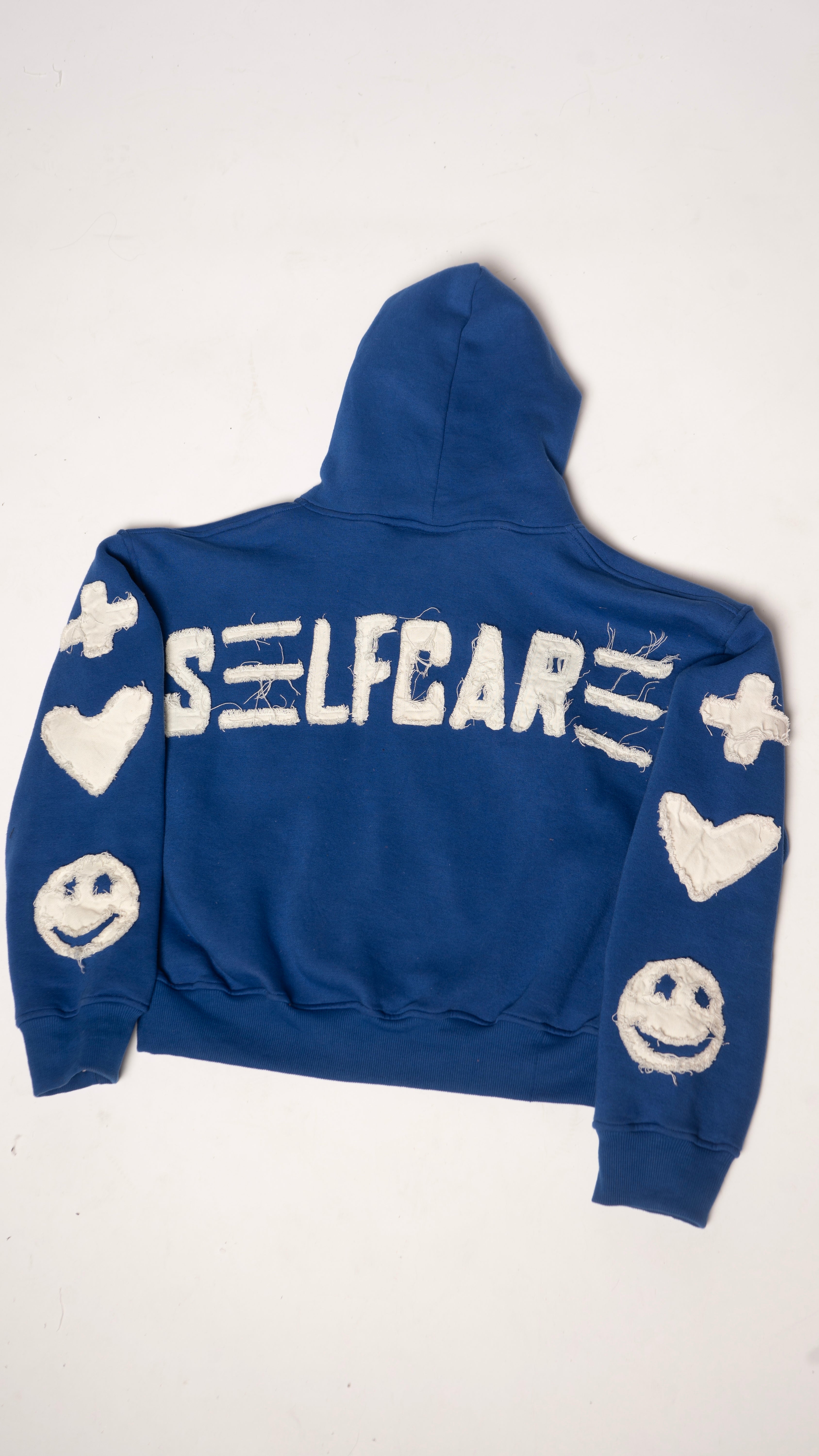 Self Care Blue Hoodie