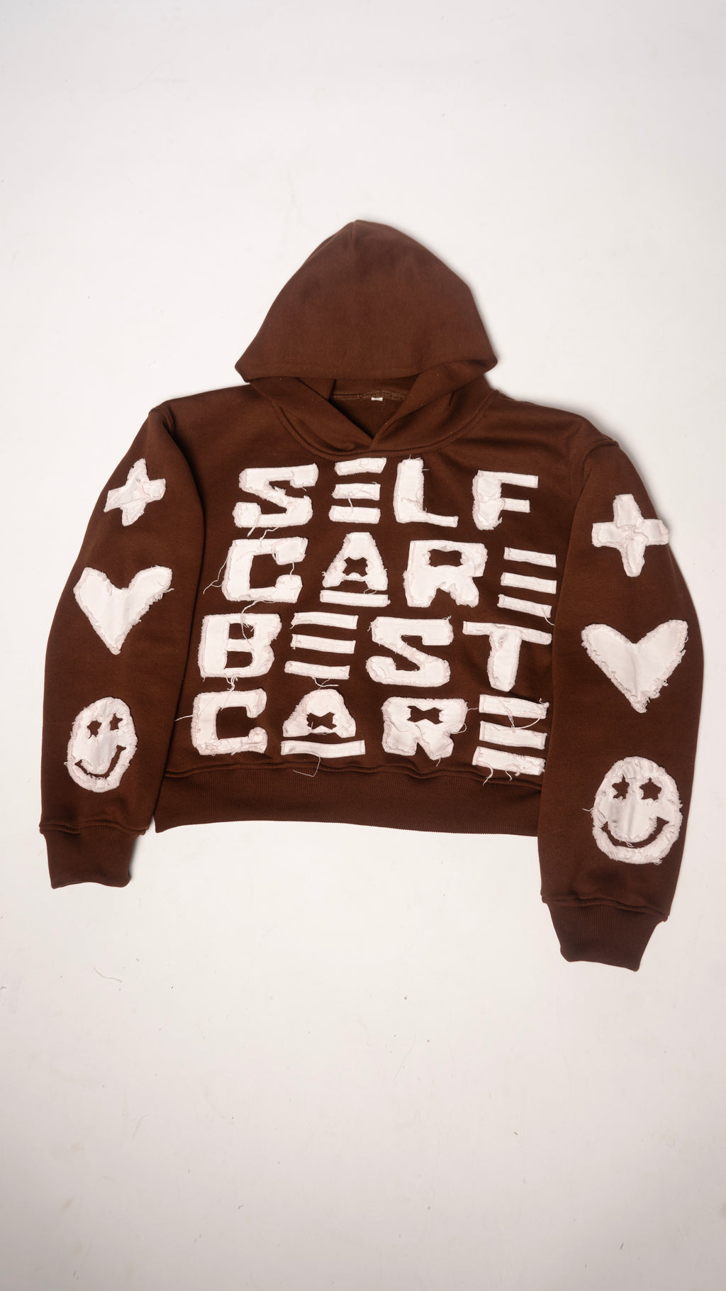 Self Care Brown Hoodie