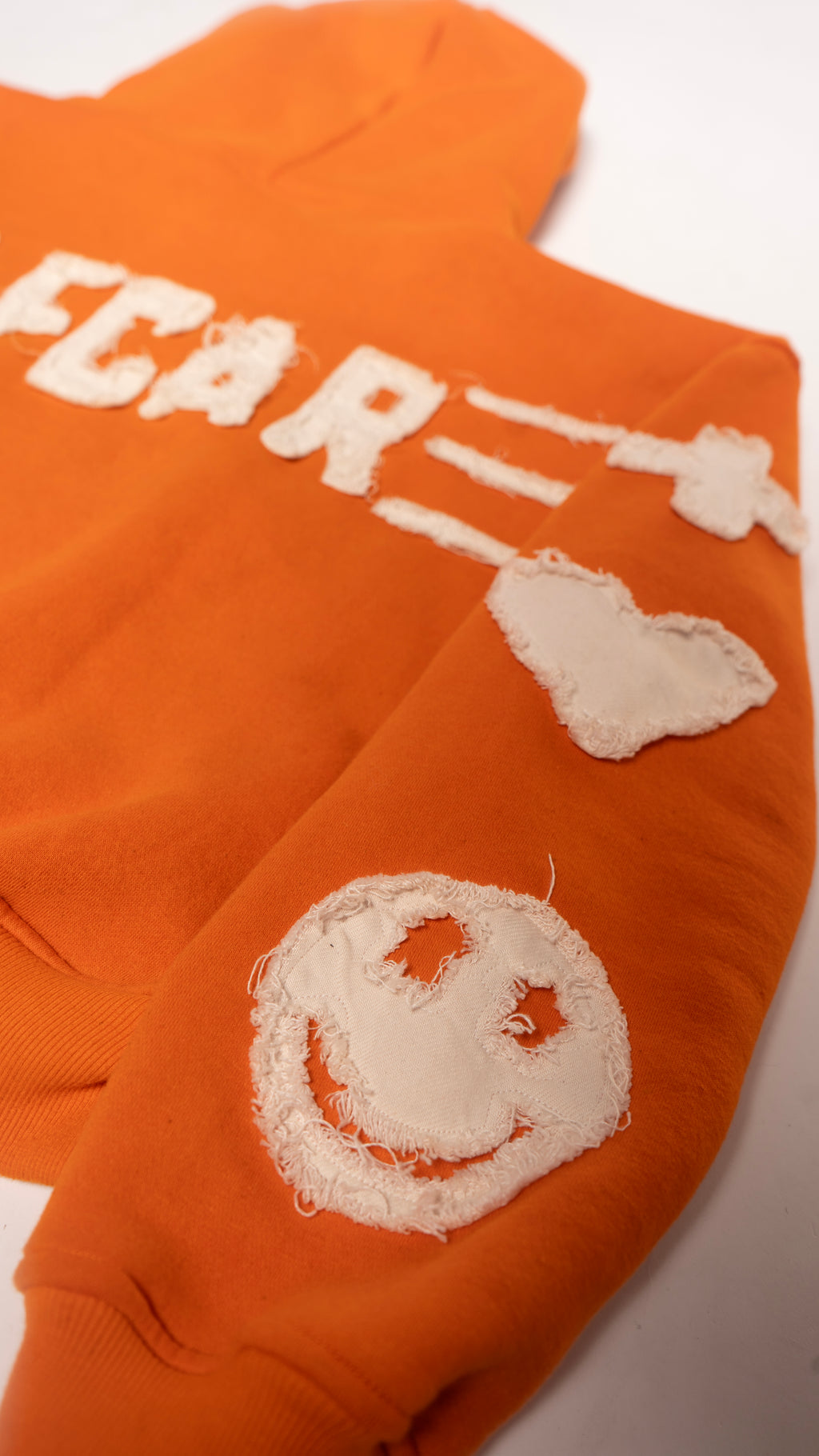 Self Care Orange Hoodie