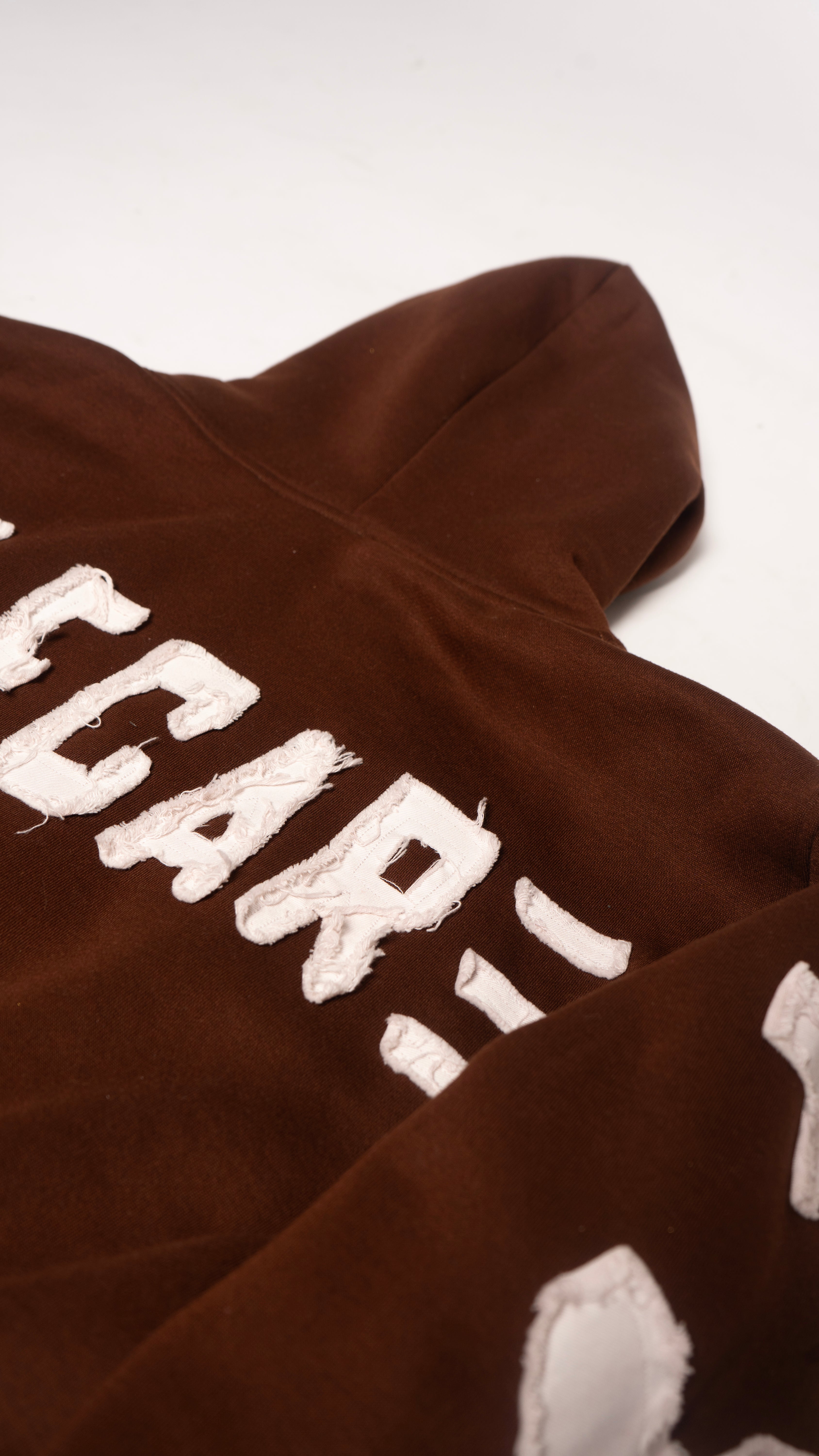Self Care Brown Hoodie