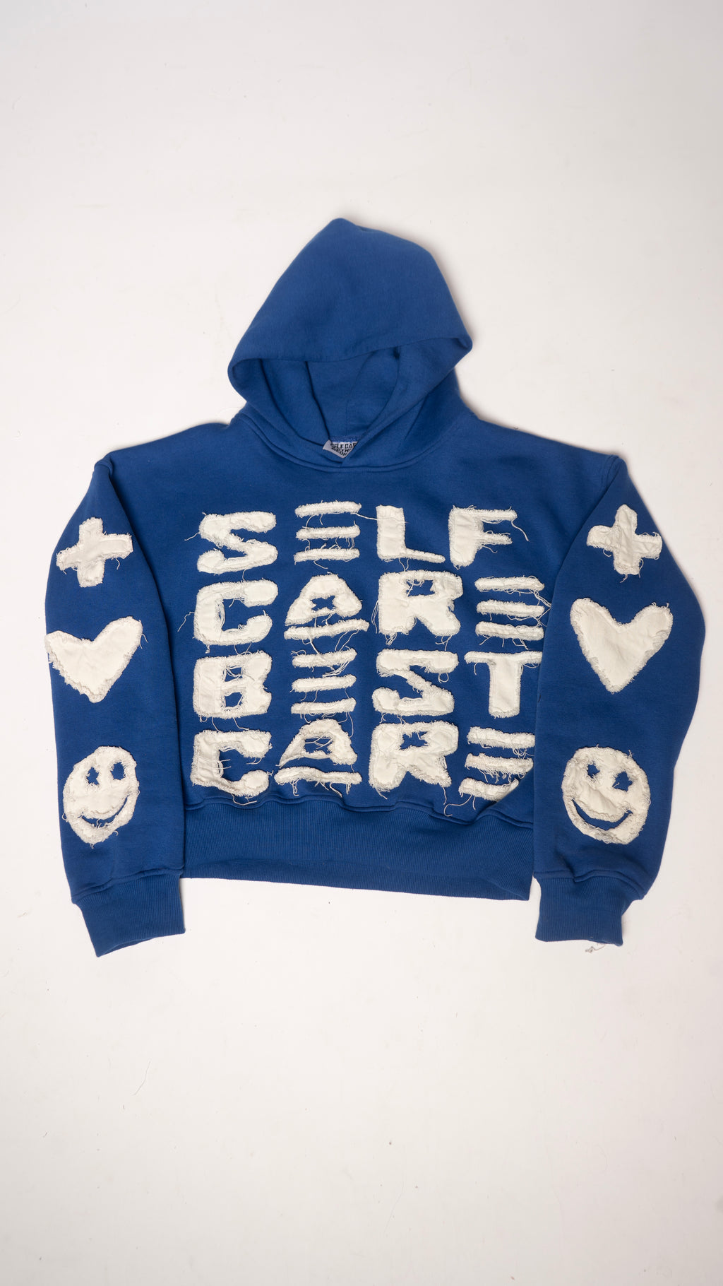 Self Care Blue Hoodie